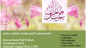 International Eid Potluck at Washington Park