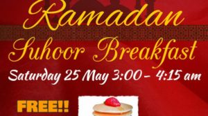 Free Suhoor Breakfast Sponsored by CMP